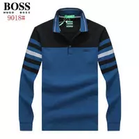 boss t-shirt slim fit avec logo sur la half blue